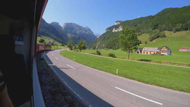 View from the Appenzeller Bahnen railways.